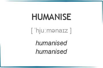 humanise 3 формы глагола