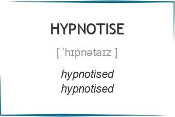 hypnotise 3 формы глагола