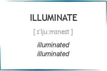 illuminate 3 формы глагола