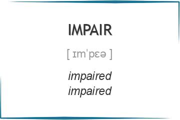 impair 3 формы глагола
