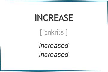 increase 3 формы глагола