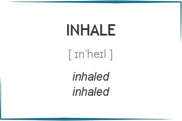 inhale 3 формы глагола
