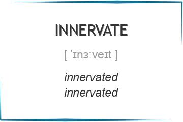 innervate 3 формы глагола