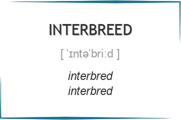 interbreed 3 формы глагола
