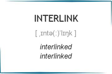 interlink 3 формы глагола