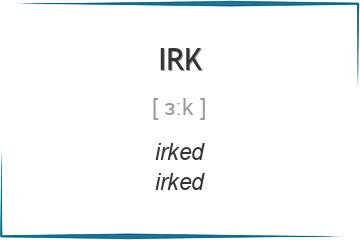 irk 3 формы глагола