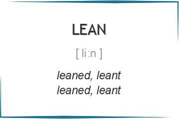 lean 3 формы глагола