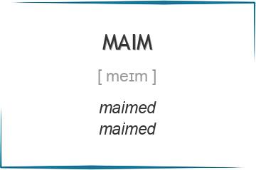 maim 3 формы глагола