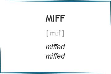 miff 3 формы глагола