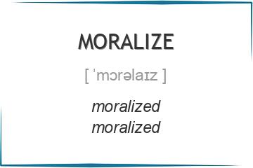 moralize 3 формы глагола