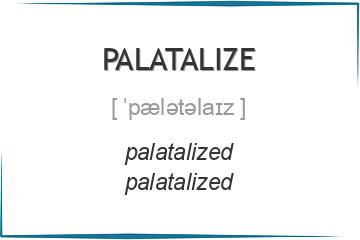 palatalize 3 формы глагола