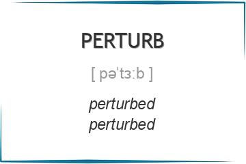 perturb 3 формы глагола