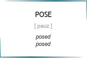 pose 3 формы глагола