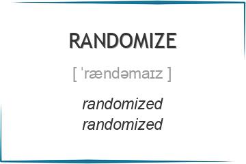 randomize 3 формы глагола