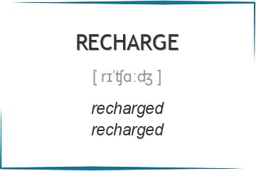 recharge 3 формы глагола