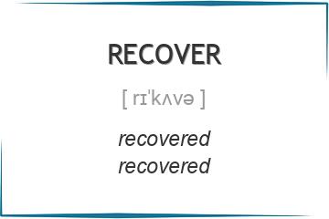 recover 3 формы глагола
