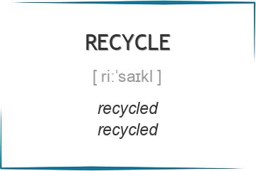 recycle 3 формы глагола