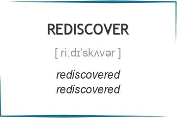 rediscover 3 формы глагола