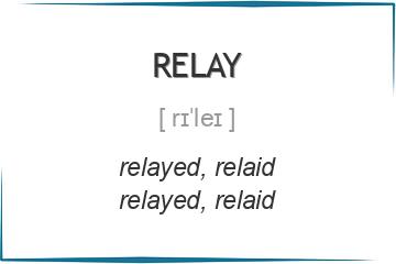 relay 3 формы глагола