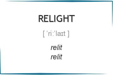 relight 3 формы глагола
