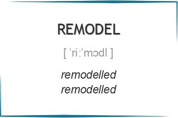 remodel 3 формы глагола