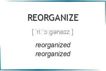 reorganize 3 формы глагола