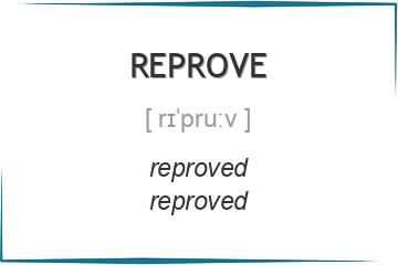 reprove 3 формы глагола