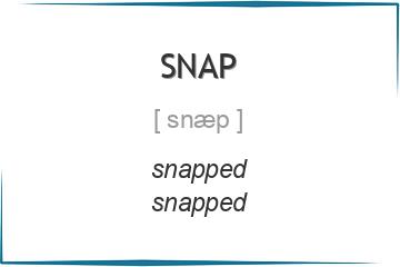 snap 3 формы глагола