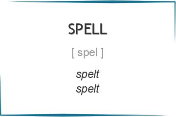 spell 3 формы глагола