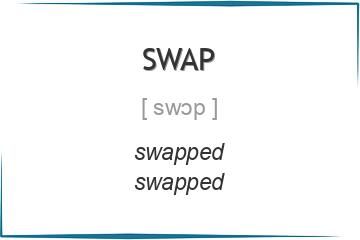 swap 3 формы глагола