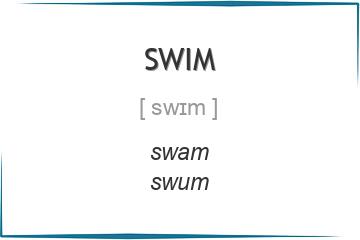 swim 3 формы глагола