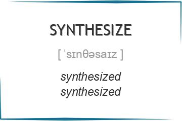 synthesize 3 формы глагола