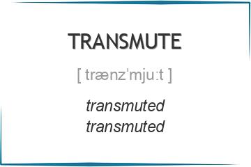 transmute 3 формы глагола