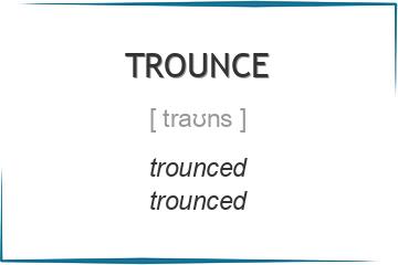 trounce 3 формы глагола