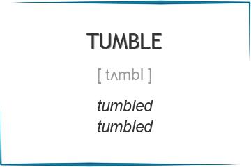 tumble 3 формы глагола