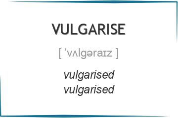 vulgarise 3 формы глагола