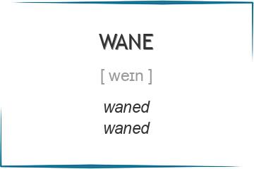 wane 3 формы глагола