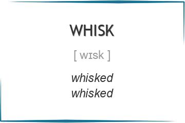 whisk 3 формы глагола