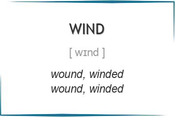 wind 3 формы глагола