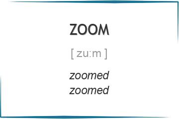 zoom 3 формы глагола